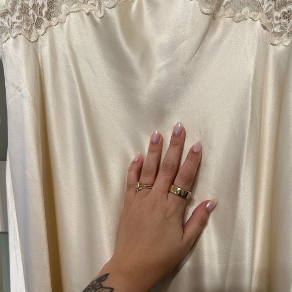 Reformation Stella Silk Gown Petite Size 12 - Picture 5 of 5